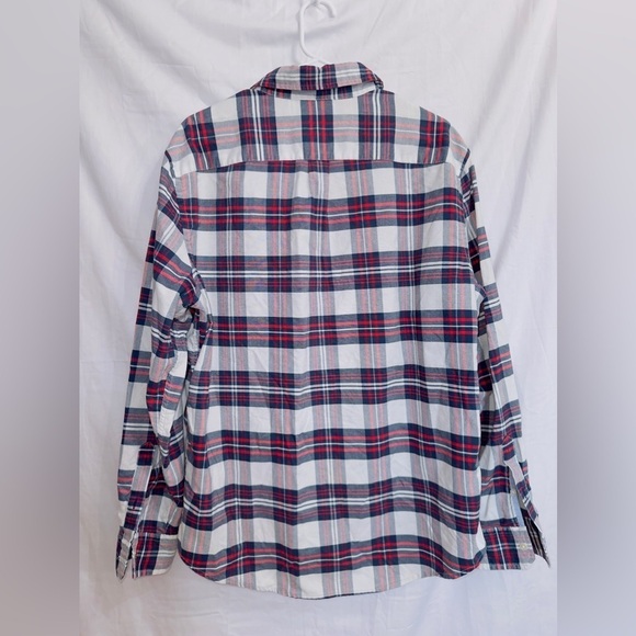 Men's American Eagle AE Long Sleeve Plaid Classic Fit Button Up Flannel Shirt XL - Picture 7 of 7
